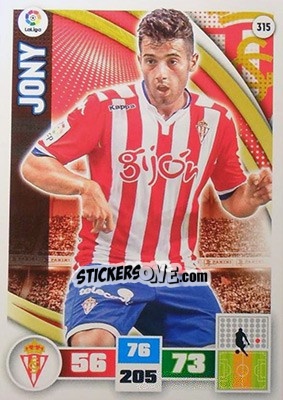 Sticker Jony - Liga BBVA 2015-2016. Adrenalyn XL n. 315 - Panini