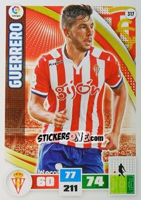 Sticker Guerrero - Liga BBVA 2015-2016. Adrenalyn XL n. 317 - Panini