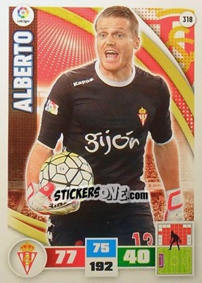 Sticker Alberto - Liga BBVA 2015-2016. Adrenalyn XL - Panini
