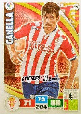 Sticker Canella - Liga BBVA 2015-2016. Adrenalyn XL n. 320 - Panini