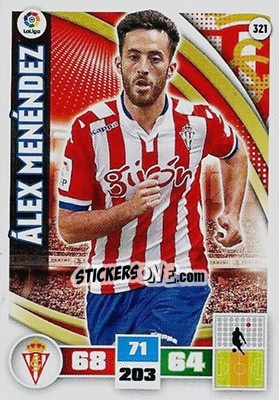 Sticker Álex Menéndez - Liga BBVA 2015-2016. Adrenalyn XL n. 321 - Panini