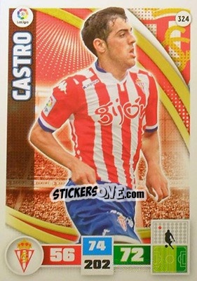 Sticker Castro - Liga BBVA 2015-2016. Adrenalyn XL n. 324 - Panini