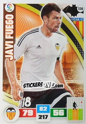 Cromo Javi Fuego - Liga BBVA 2015-2016. Adrenalyn XL - Panini