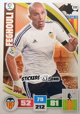 Figurina Feghouli - Liga BBVA 2015-2016. Adrenalyn XL n. 332 - Panini