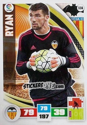 Sticker Mathew Ryan - Liga BBVA 2015-2016. Adrenalyn XL n. 336 - Panini