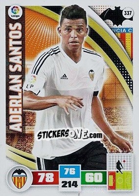 Cromo Aderlan Santos - Liga BBVA 2015-2016. Adrenalyn XL - Panini