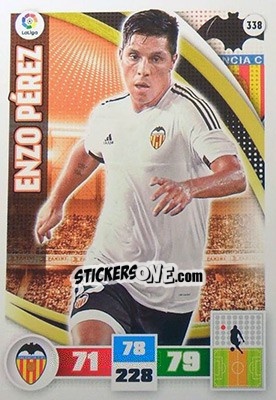 Sticker Enzo Pérez - Liga BBVA 2015-2016. Adrenalyn XL n. 338 - Panini