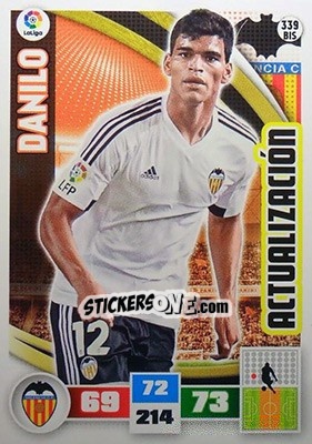 Sticker Danilo - Liga BBVA 2015-2016. Adrenalyn XL n. 339bis - Panini