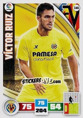 Sticker Víctor Ruiz - Liga BBVA 2015-2016. Adrenalyn XL - Panini