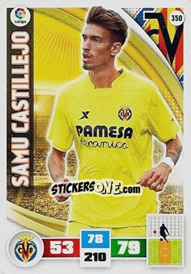 Sticker Samu Castillejo - Liga BBVA 2015-2016. Adrenalyn XL - Panini