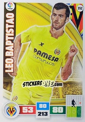 Sticker Leo Baptistao - Liga BBVA 2015-2016. Adrenalyn XL n. 352 - Panini