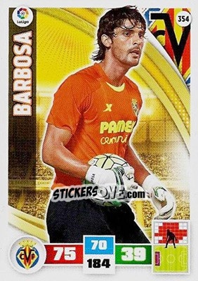 Cromo Barbosa - Liga BBVA 2015-2016. Adrenalyn XL n. 354 - Panini