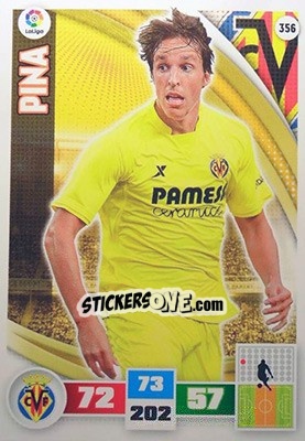 Cromo Pina - Liga BBVA 2015-2016. Adrenalyn XL n. 356 - Panini