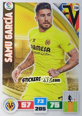 Sticker Samu García - Liga BBVA 2015-2016. Adrenalyn XL - Panini