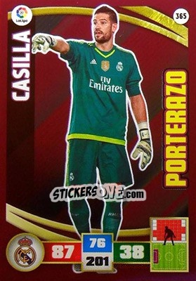 Cromo Casilla - Liga BBVA 2015-2016. Adrenalyn XL - Panini