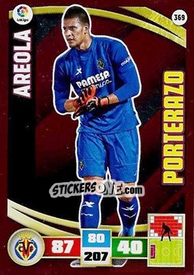 Sticker Areola - Liga BBVA 2015-2016. Adrenalyn XL n. 369 - Panini