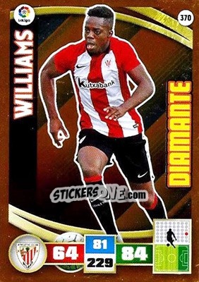Sticker Williams - Liga BBVA 2015-2016. Adrenalyn XL n. 370 - Panini
