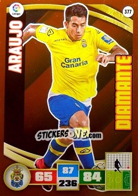 Cromo Araujo - Liga BBVA 2015-2016. Adrenalyn XL n. 377 - Panini