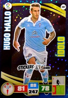 Sticker Hugo Mallo - Liga BBVA 2015-2016. Adrenalyn XL n. 387 - Panini