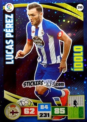 Sticker Lucas Pérez - Liga BBVA 2015-2016. Adrenalyn XL - Panini