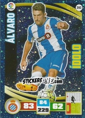 Cromo Álvaro - Liga BBVA 2015-2016. Adrenalyn XL - Panini