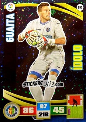 Sticker Guaita - Liga BBVA 2015-2016. Adrenalyn XL n. 395 - Panini