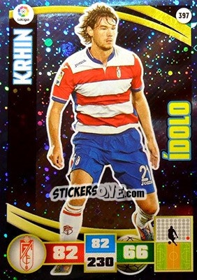 Sticker Krhin - Liga BBVA 2015-2016. Adrenalyn XL n. 397 - Panini