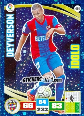 Sticker Deyverson - Liga BBVA 2015-2016. Adrenalyn XL n. 401 - Panini