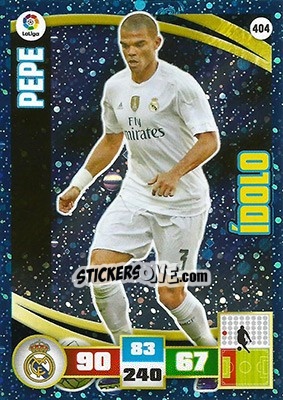 Sticker Pepe - Liga BBVA 2015-2016. Adrenalyn XL n. 404 - Panini