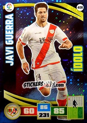 Sticker Javi Guerra - Liga BBVA 2015-2016. Adrenalyn XL n. 408 - Panini