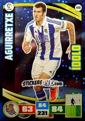Sticker Aguirretxe - Liga BBVA 2015-2016. Adrenalyn XL n. 410 - Panini