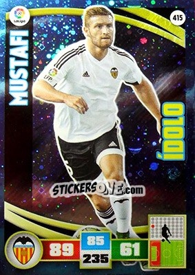 Sticker Mustafi - Liga BBVA 2015-2016. Adrenalyn XL n. 415 - Panini
