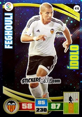 Sticker Feghouli - Liga BBVA 2015-2016. Adrenalyn XL n. 416 - Panini