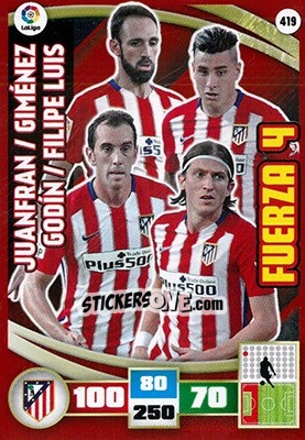 Figurina Juanfran / Jose Giménez / Godin / Filipe Luis