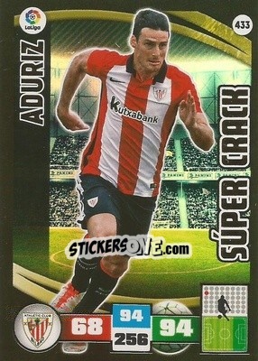 Sticker Aduriz - Liga BBVA 2015-2016. Adrenalyn XL n. 433 - Panini