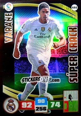 Sticker Varane - Liga BBVA 2015-2016. Adrenalyn XL - Panini