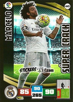 Sticker Marcelo - Liga BBVA 2015-2016. Adrenalyn XL n. 445 - Panini