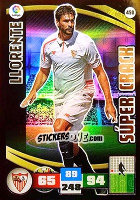 Sticker Fernando Llorente - Liga BBVA 2015-2016. Adrenalyn XL n. 450 - Panini