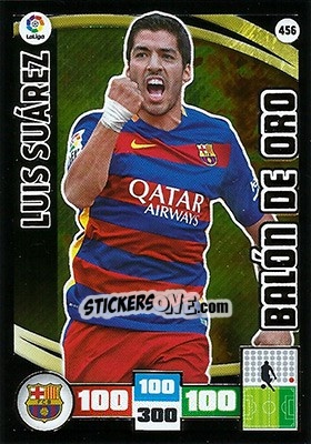 Sticker Luis Suárez - Liga BBVA 2015-2016. Adrenalyn XL - Panini