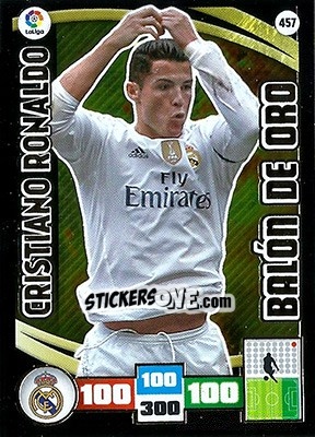 Cromo Cristiano Ronaldo - Liga BBVA 2015-2016. Adrenalyn XL - Panini