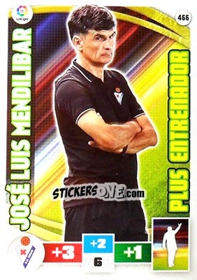 Sticker José Luis Mendilibar - Liga BBVA 2015-2016. Adrenalyn XL n. 466 - Panini