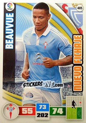 Sticker Beauvue - Liga BBVA 2015-2016. Adrenalyn XL n. 485 - Panini