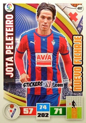 Sticker Jota Peleteiro - Liga BBVA 2015-2016. Adrenalyn XL n. 487 - Panini