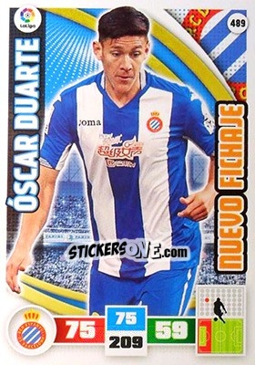 Figurina óscar Duarte - Liga BBVA 2015-2016. Adrenalyn XL - Panini