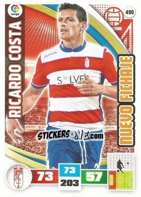 Sticker Ricardo Costa - Liga BBVA 2015-2016. Adrenalyn XL n. 490 - Panini