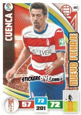 Sticker Cuenca - Liga BBVA 2015-2016. Adrenalyn XL n. 491 - Panini