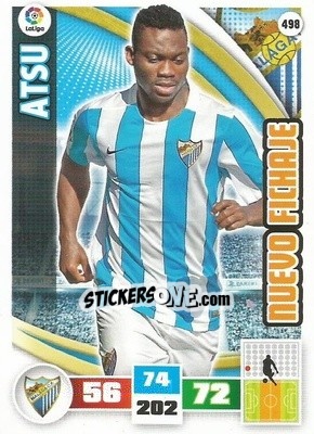 Sticker Atsu - Liga BBVA 2015-2016. Adrenalyn XL n. 498 - Panini