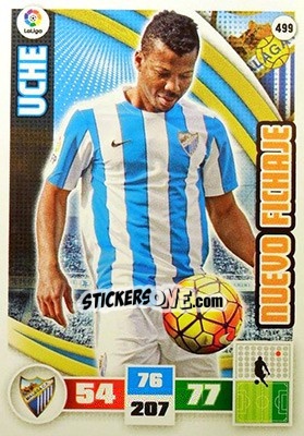Sticker Uche - Liga BBVA 2015-2016. Adrenalyn XL n. 499 - Panini