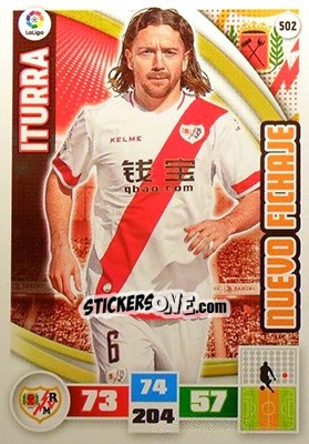 Cromo Iturra - Liga BBVA 2015-2016. Adrenalyn XL n. 502 - Panini