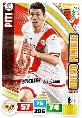 Sticker Piti - Liga BBVA 2015-2016. Adrenalyn XL n. 503 - Panini